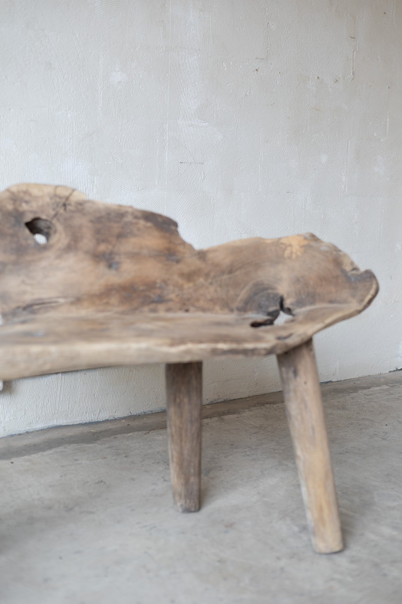 Live Edge Teak Bench Secondary image