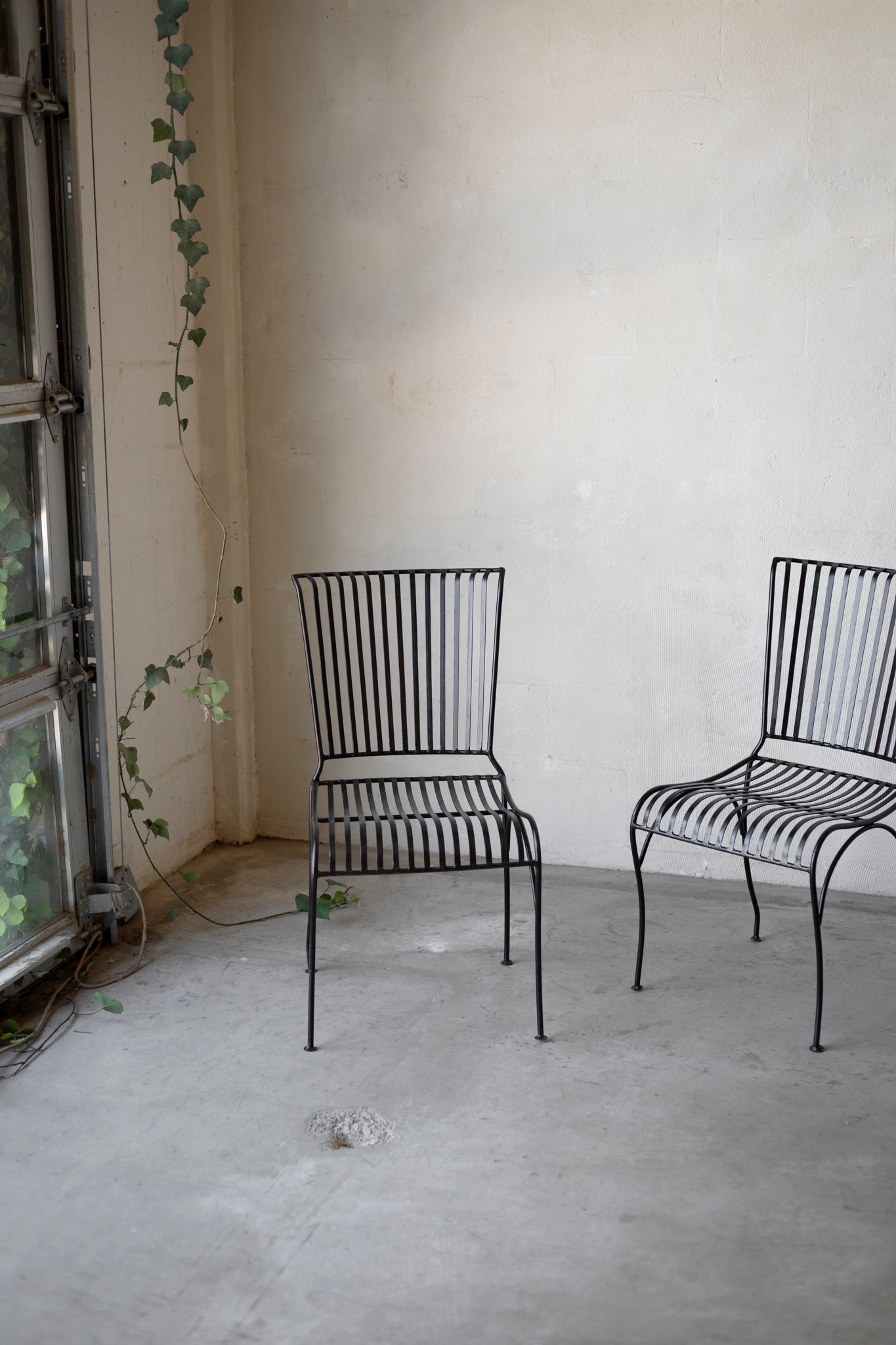 The Slatted Iron Dining Chair Secondary image